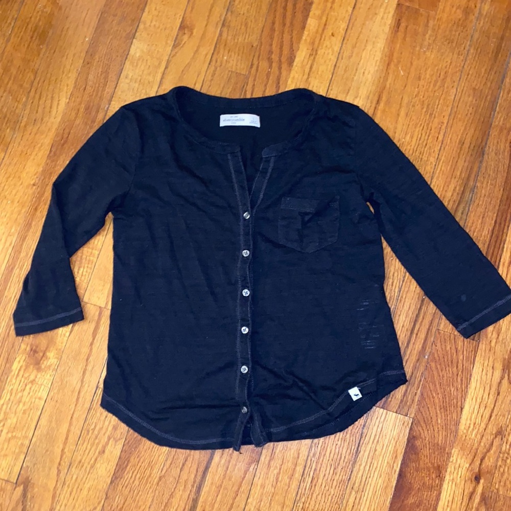 abercrombie kids L button up